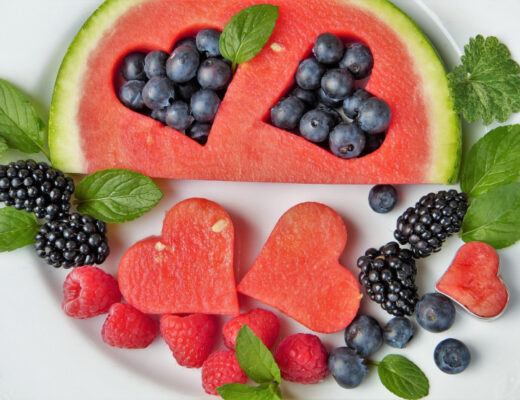 watermelon and berries